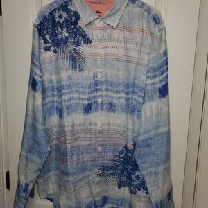 TOMMY BAHAMA LONG SLEEVE LINEN SHIRT